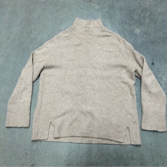Vince Alpaca Blend Mock Neck Sweater Size Large - Picture 1 of 5